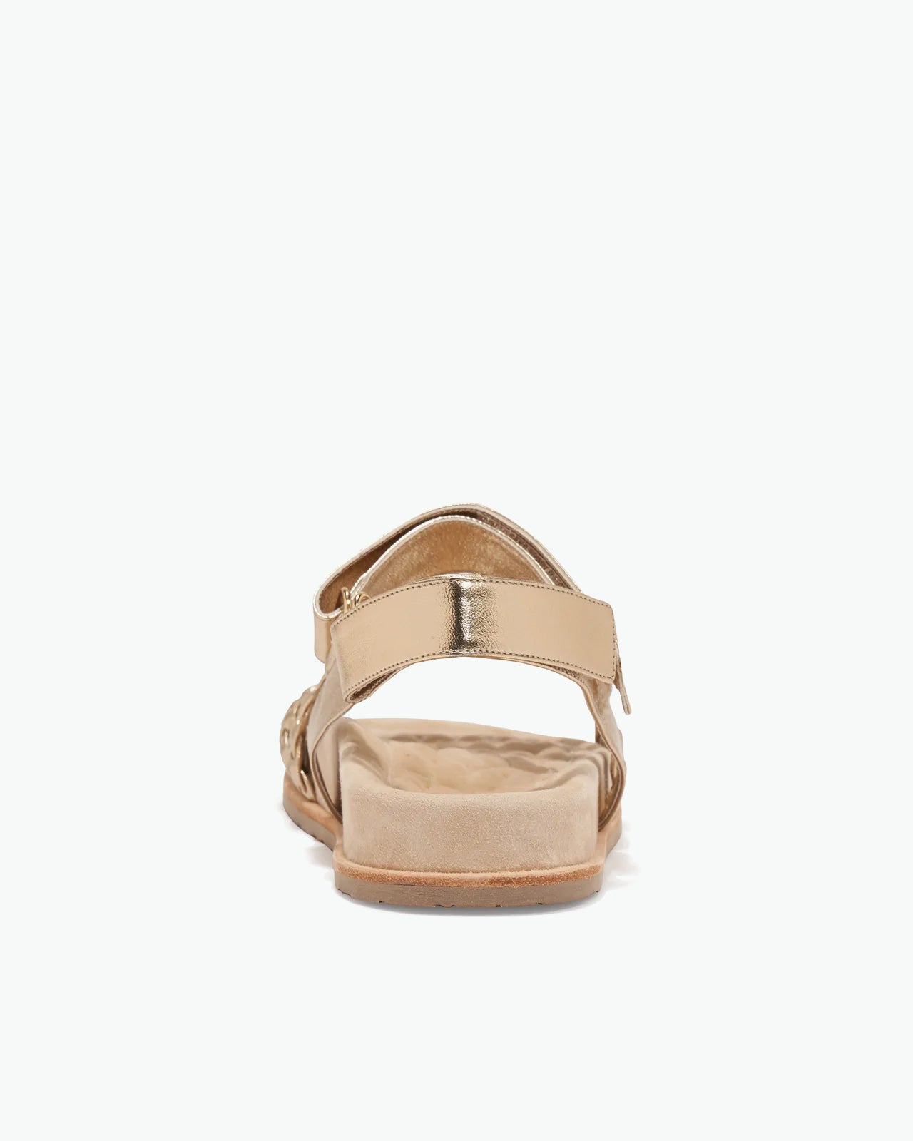 Hibiscus Sandal in Champagne Nappa Leather – Le Seul