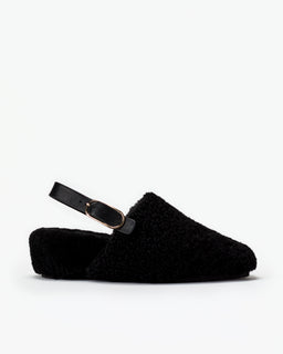Black, Shearling