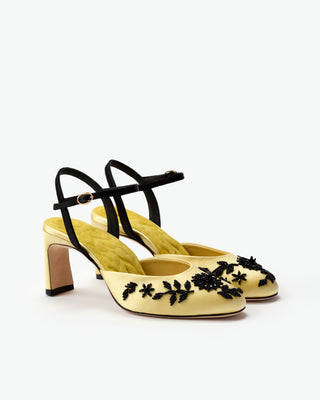Jasmine Lemon Satin