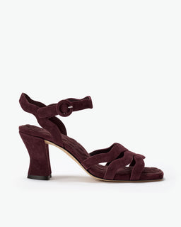Burgundy, Suede